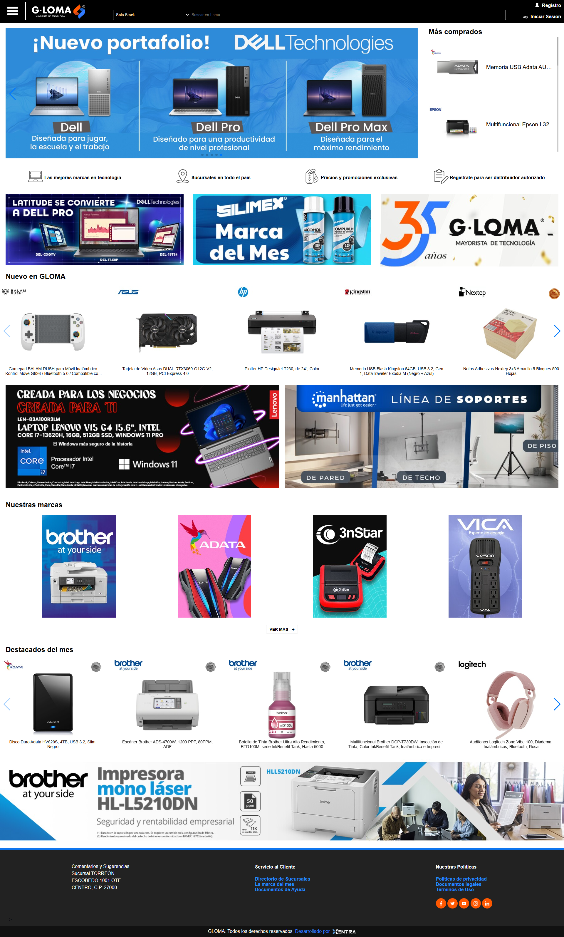 Preview del proyecto Plataforma eCommerce B2B